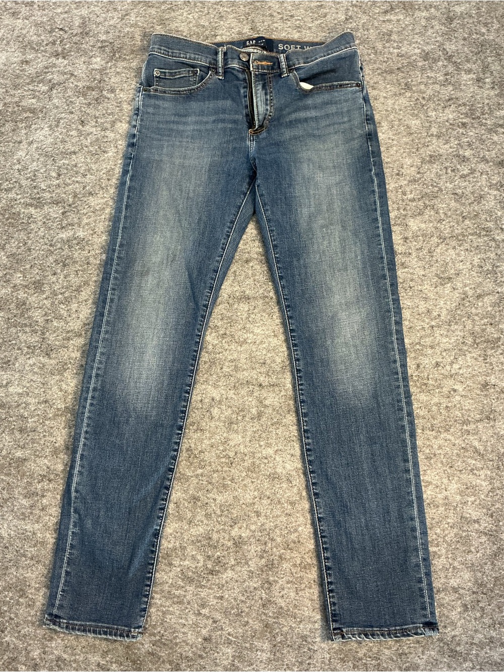 GAP Slim Soft Denim Skinny Jeans in Blue Waist 31